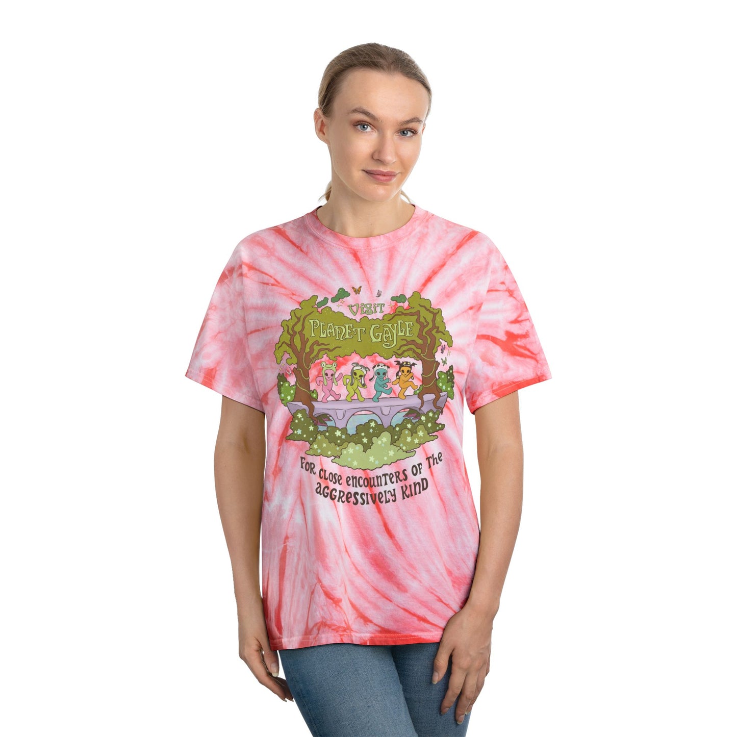 Visit Planet Gayle - Cyclone Tie-Dye Tee - Multiple Options