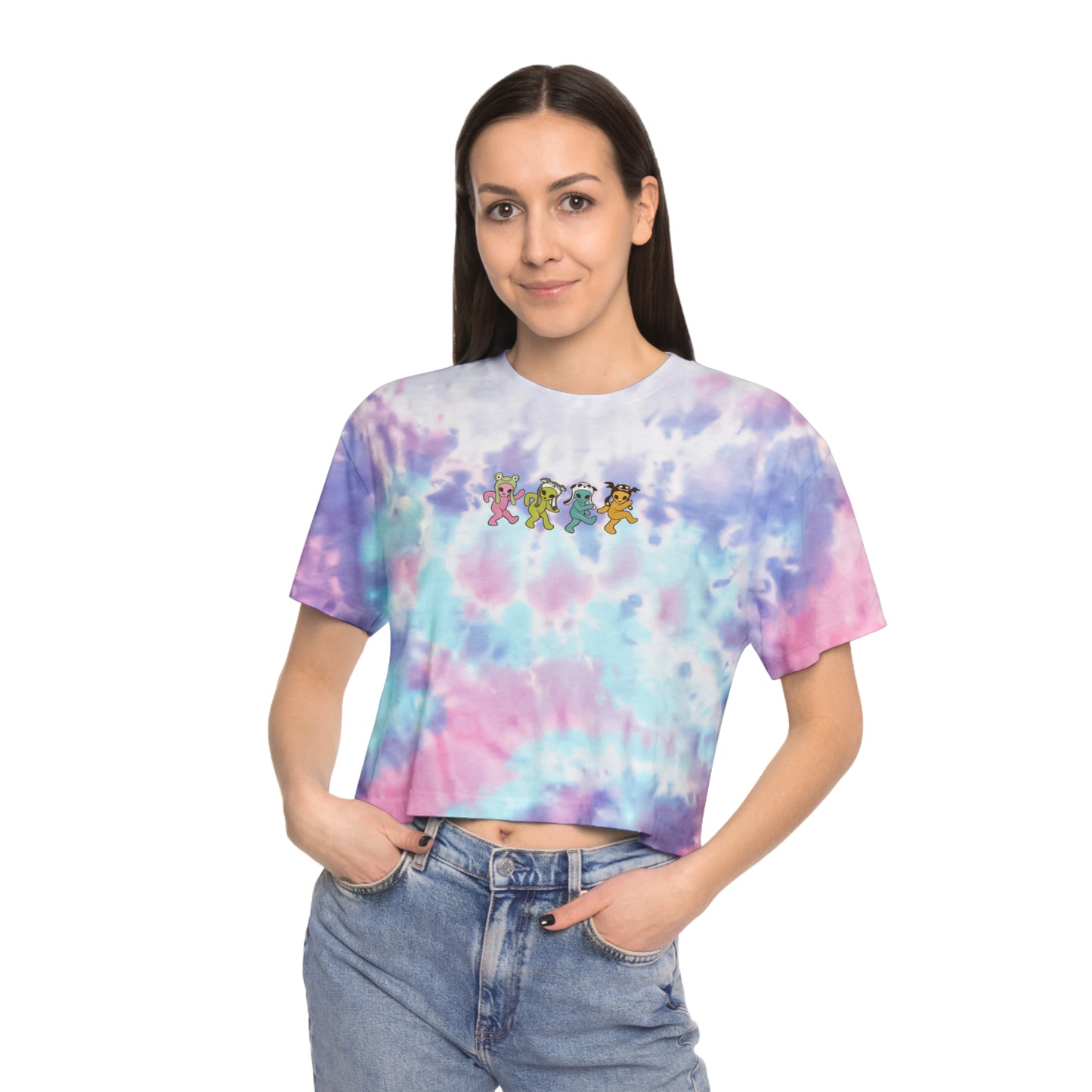 Gayleians on Parade - Women's Tie-Dye Crop Tee