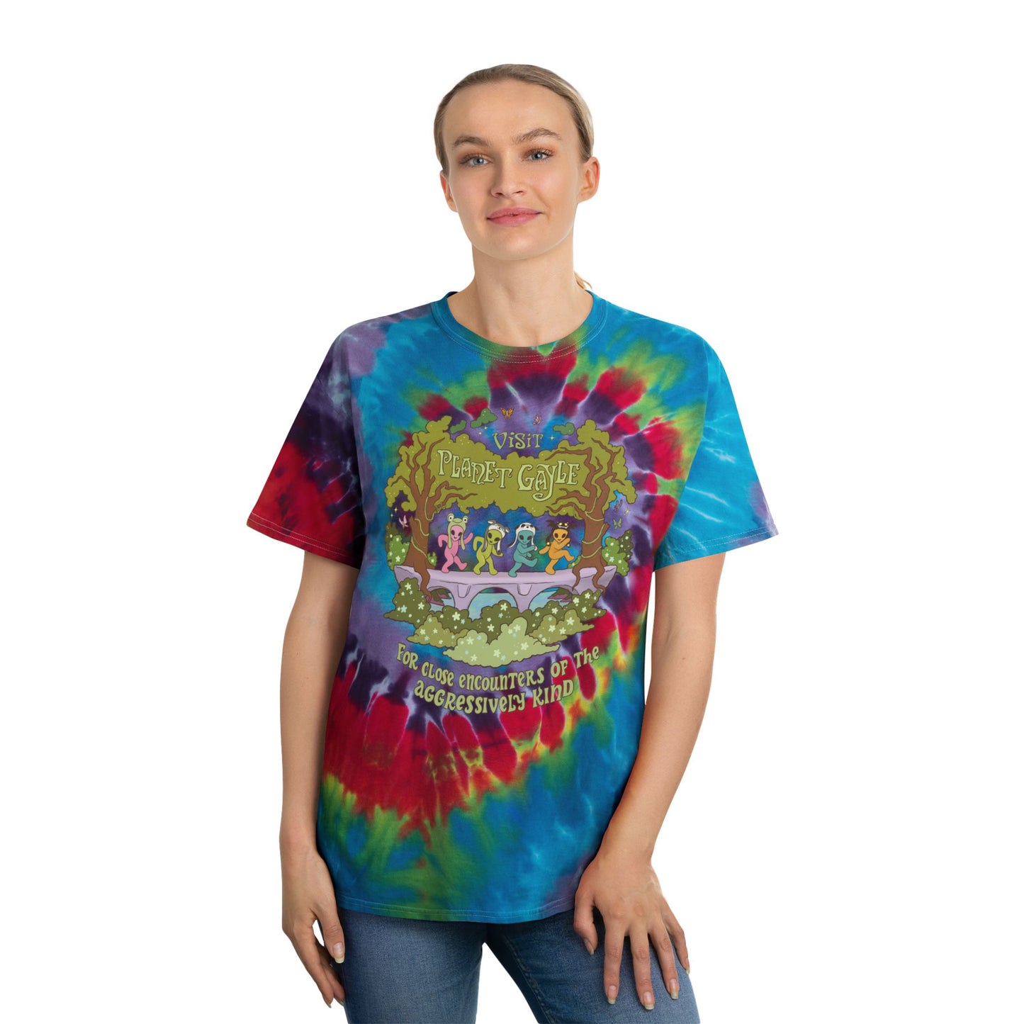 Visit Planet Gayle - Spiral Tie-Dye Tee