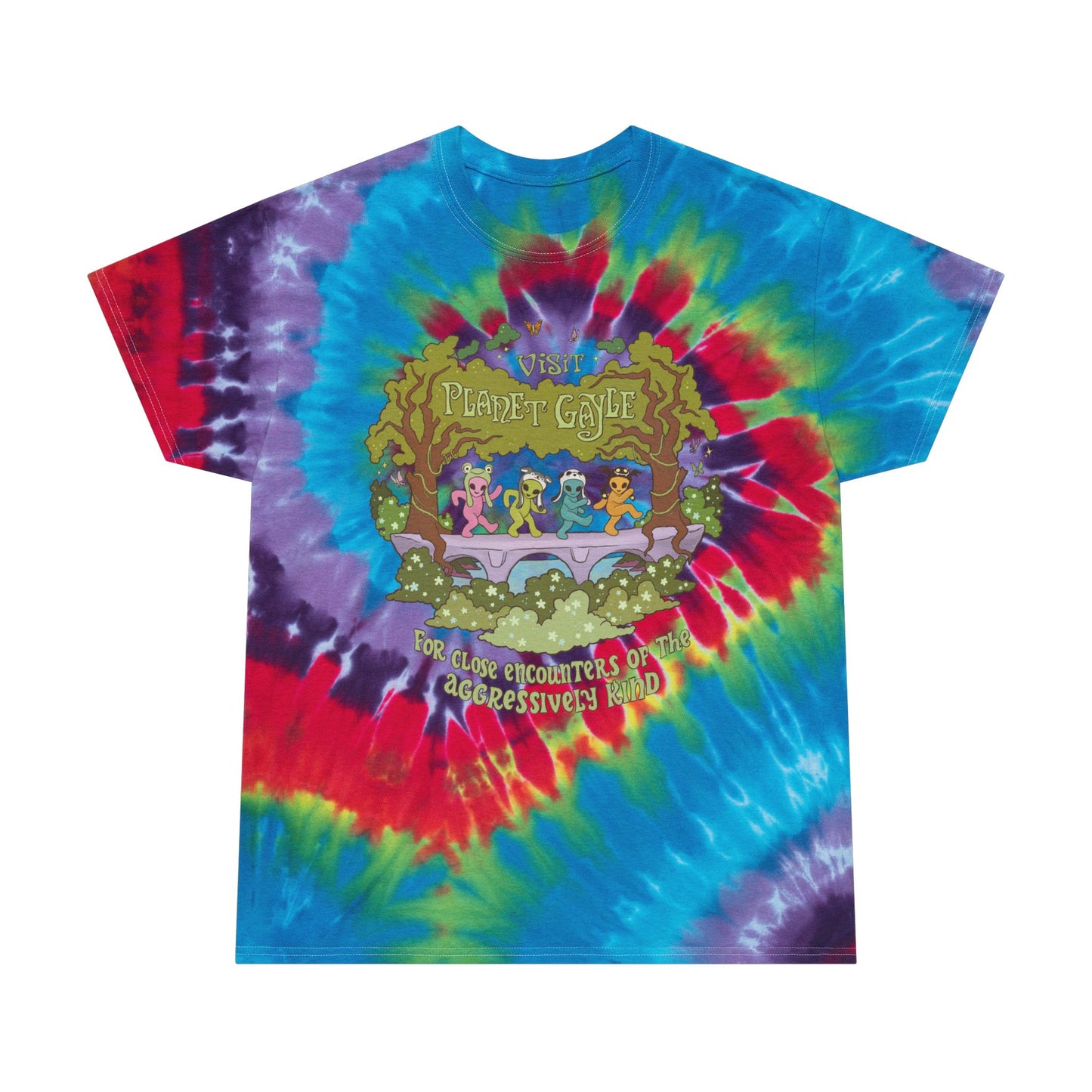 Visit Planet Gayle - Spiral Tie-Dye Tee