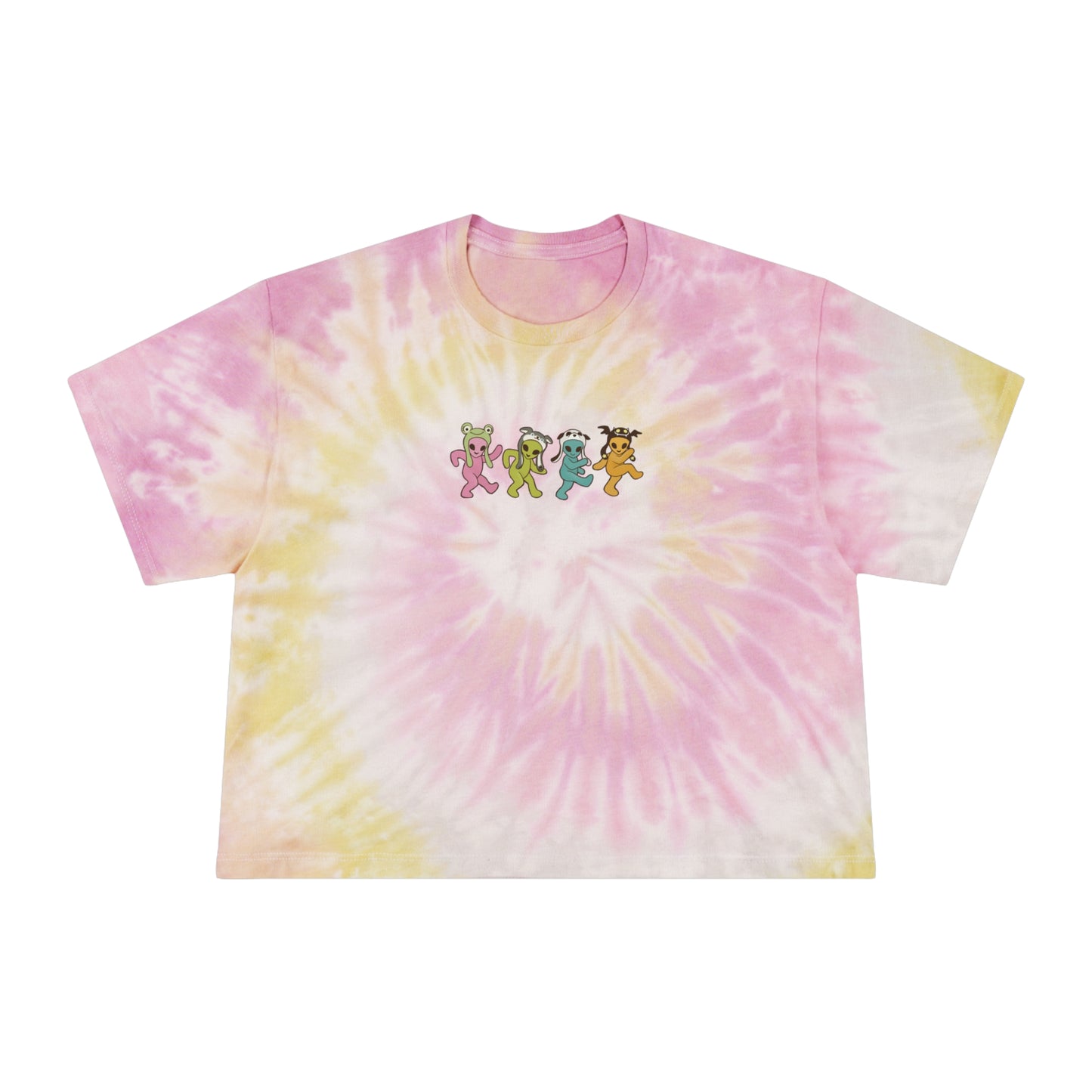 Gayleians on Parade - Women's Tie-Dye Crop Tee