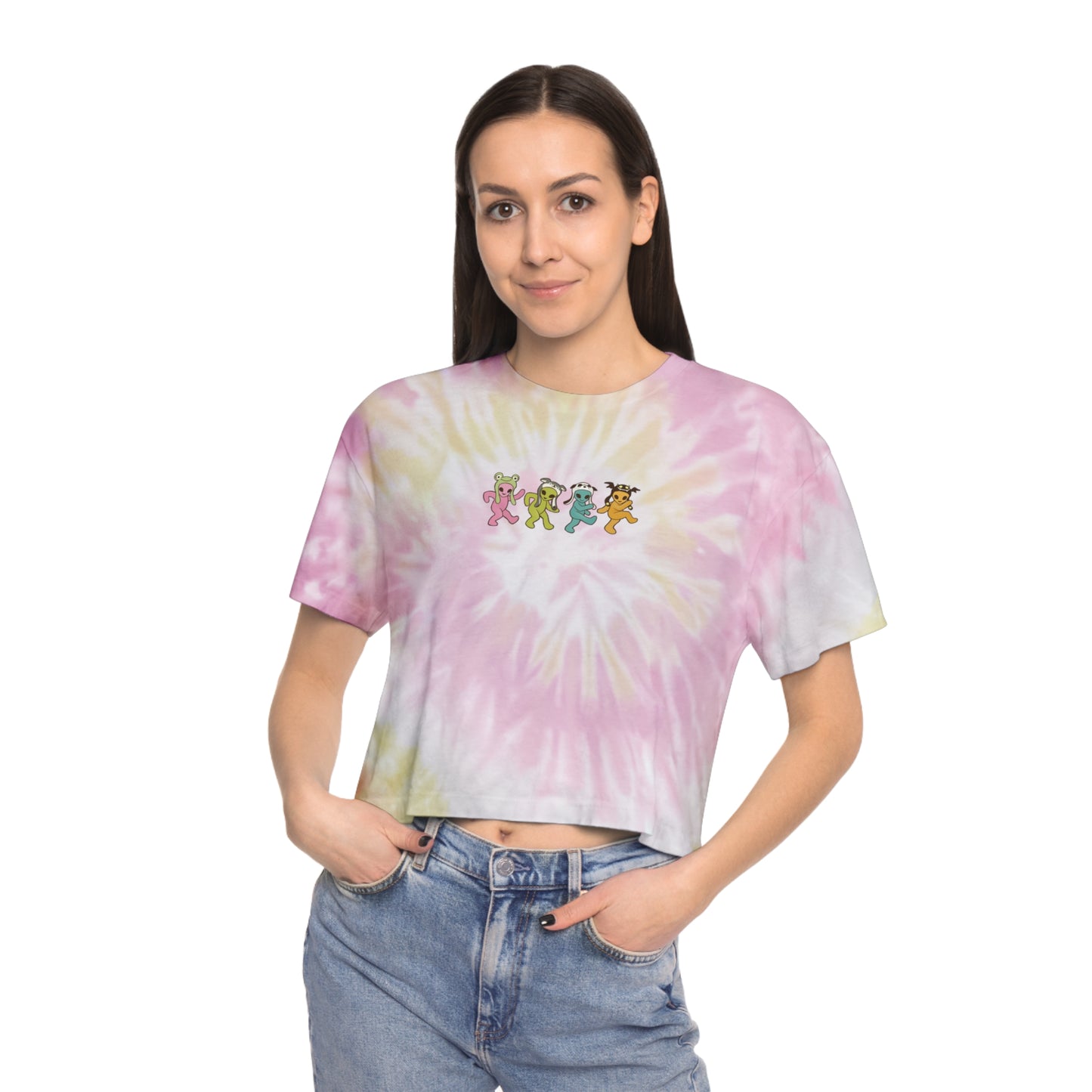 Gayleians on Parade - Women's Tie-Dye Crop Tee