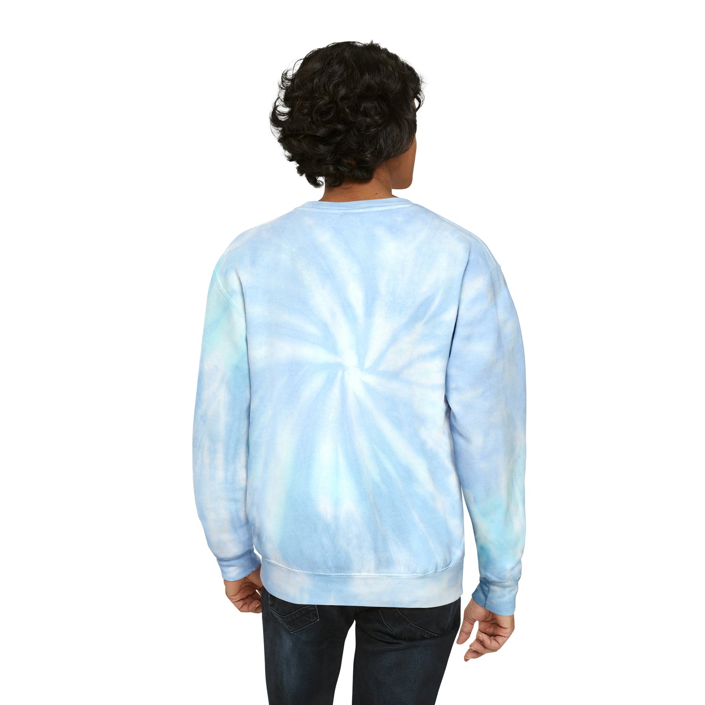 Visit Planet Gayle - Unisex Tie-Dye Sweatshirt - Blue