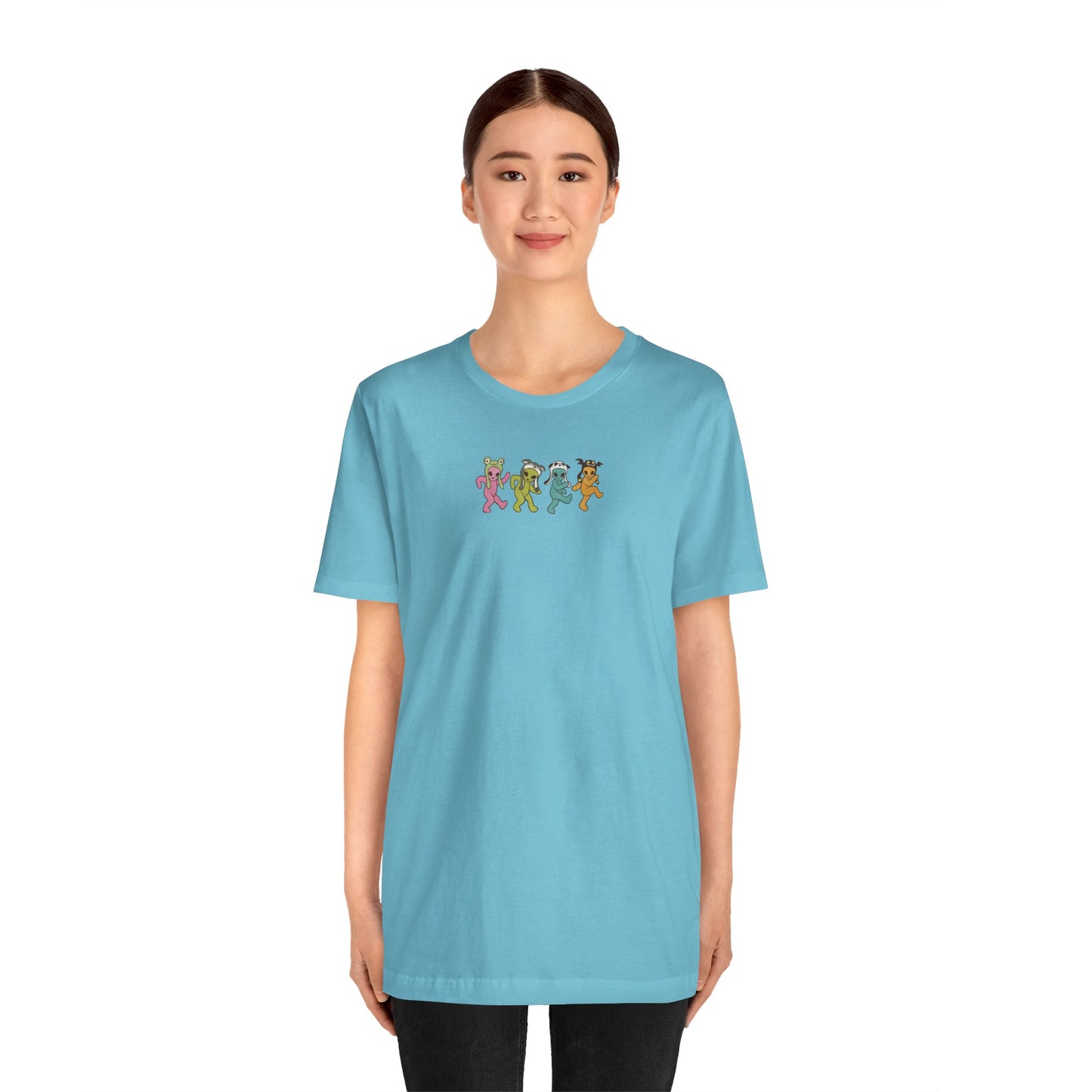 Gayleians on Parade - Unisex Jersey Short Sleeve Tee - Turquoise