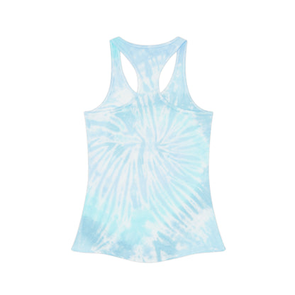 Visit Planet Gayle - Tie Dye Racerback Tank Top - Blue