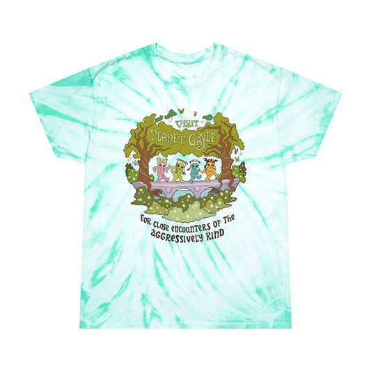 Visit Planet Gayle - Tie-Dye Tee Mint Cyclone