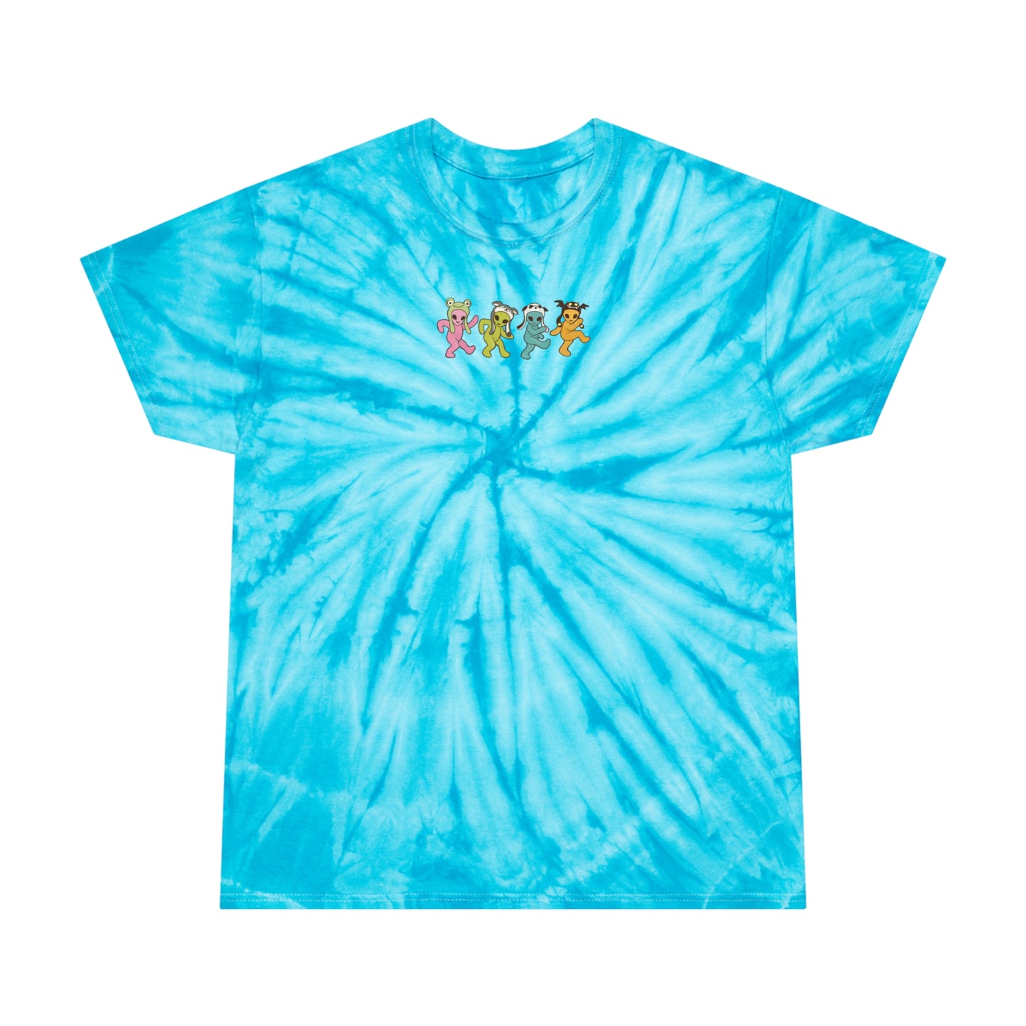 Gayleians On Parade - Tie-Dye Tee Turquoise Cyclone