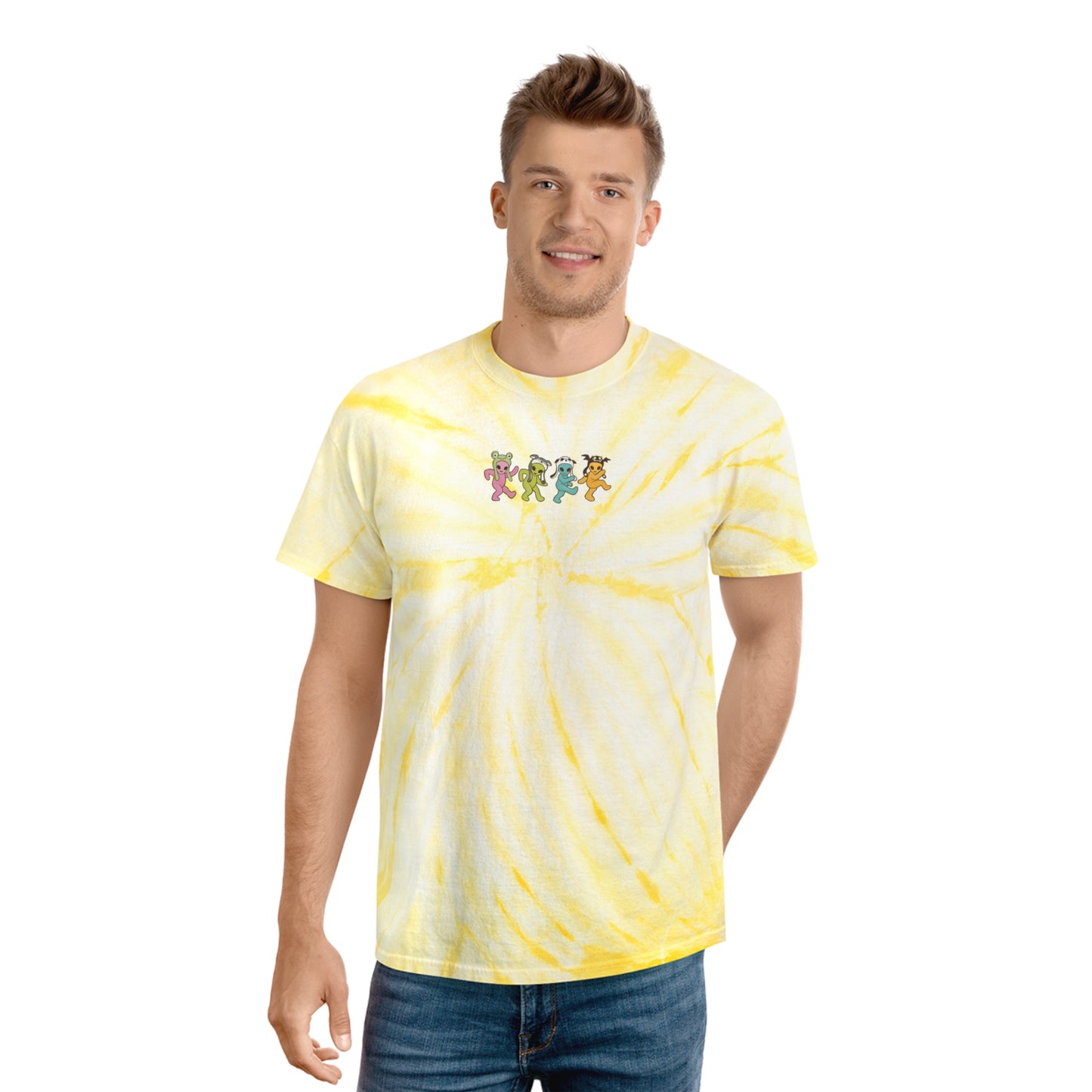 Gayleians On Parade - Tie-Dye Tee Yellow Cyclone