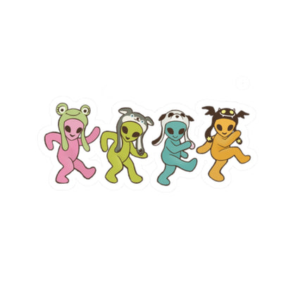 Gayleians on Parade 3x3" Kiss-Cut Stickers