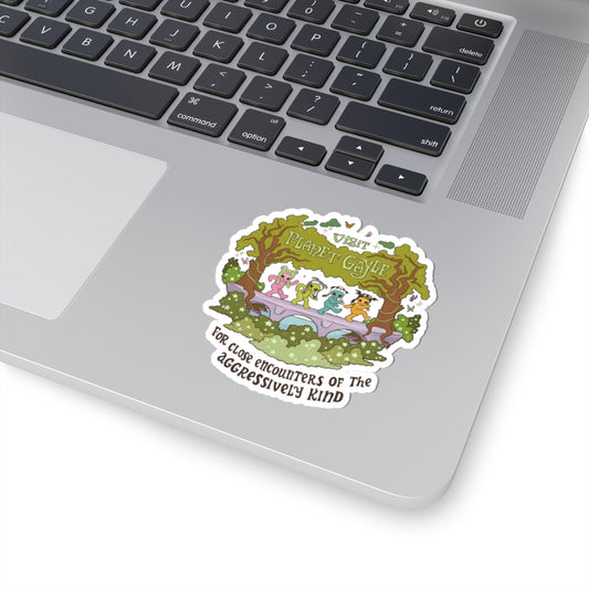 Visit Planet Gayle Sticker - 3x3" Kiss-Cut Sticker