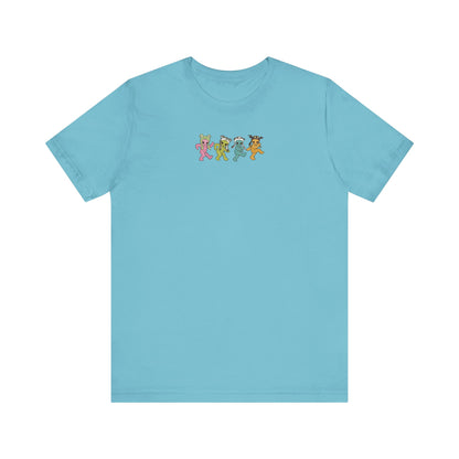 Gayleians on Parade - Unisex Jersey Short Sleeve Tee - Turquoise