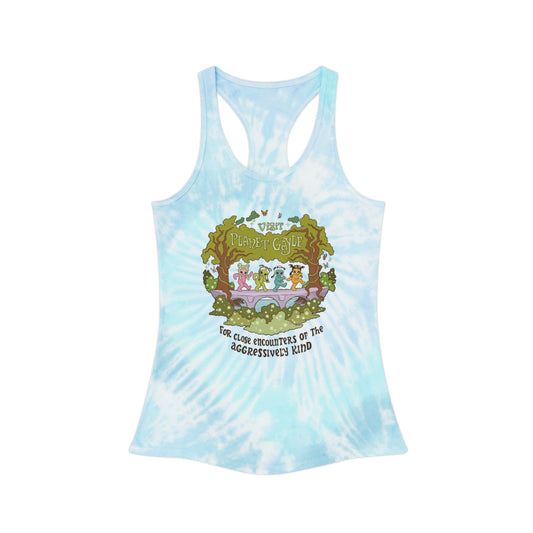 Visit Planet Gayle - Tie Dye Racerback Tank Top